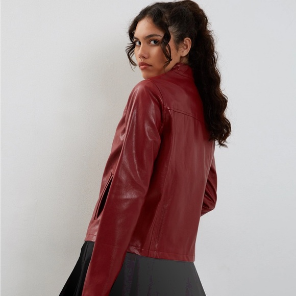 NWT Olivia Jacket Motel in Red Medium - Picture 2 of 6